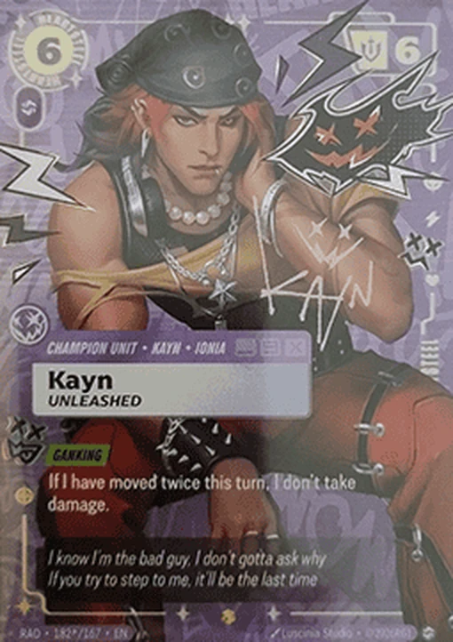 Kayn - Unleashed / Heartsteel card art