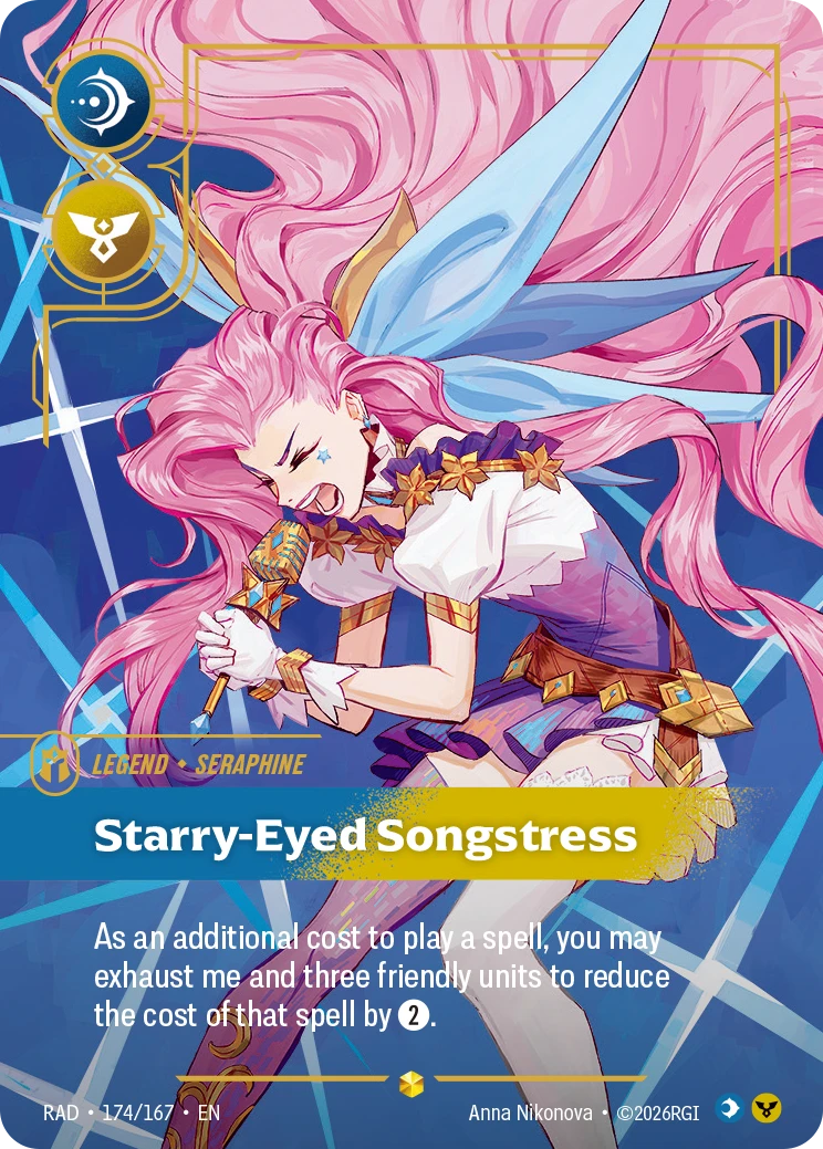 Seraphine - Starry-Eyed Songstress card art